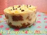 Gâteau noisettes et cuajada de chocolat blanc (pour recycler un cake)