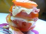 Millefeuilles de tomates raclette