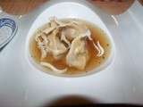 Soupe de wontons au porc