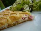 Tarte fine au fromage et jambon