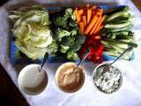 3 sauces pour crudités