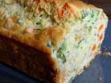 Cake printanier aux crevettes (sans gluten)