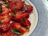 Carpaccio de fraises extatique