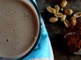 Chocolat chaud aux cacahuètes