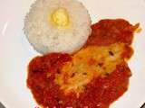 Filets de cabillaud sauce tomate basilic