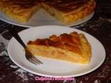 Galette des rois crème d'amandes et pommes caramélisées