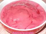 Glace minute light aux framboises