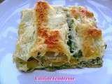 Lasagnes aux brocolis et aux fromages