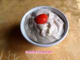 Mousse de bananes aux fraises