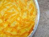 Quiche carotte oignon cheddar