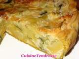 Quiche poireaux pommes de terre