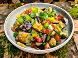 Salade d’aubergine frite du Turkménistan (céto)