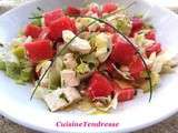 Salade de pastèque au chèvre