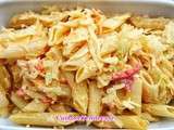 Salade de penne au chou blanc