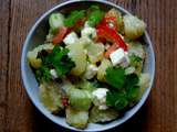 Salade de pommes de terre et concombre (Bolivie)