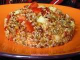 Salade de quinoa et de lentilles