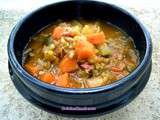 Soupe de légumes aux pois cassés