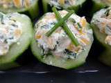 Stuffed cucumber (Saint-Vincent-et-les-Grenadines) – Canapés de concombre