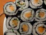 Sushis makis au saumon (Japon)