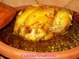 Tajine poulet et petits pois