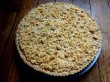 Tarte au fromage blanc en crumble