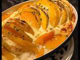 Butternut & raclette en gratin