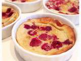 Clafoutis aux framboises et camomille