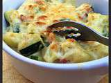 Gratin de courgettes fondant au curry blanc