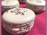 Macarons à la crème de Cassis et moutarde de cassis