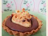 Tartelette amandine chocolat à la poire