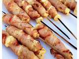 Yakitori comté/ lard/ cumin