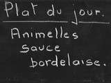 Animelles sauce bordelaise