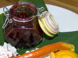 Foie gras poêlé et confiture de cerises de Cayenne