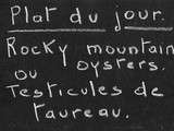 Rocky mountain oysters (testicules de taureau)