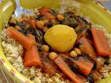 Couscous végétarien à la gafsienne