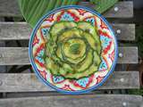 Carpaccio de courgettes huile d'olive-citron