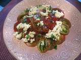 Carpaccio de tomate à la ricotta végétale