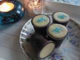 Comment passer un bon dimanche: cups de chocolat noir remplies de chocolat blanc