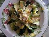 Courgettes marinées à l'orientale (saga  les courgettes c'est nul  part two)