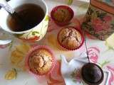 Muffins à la confiture de framboise