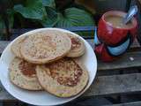 Pancakes au beurre de cacahuète