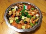 Panzanella (salade de pain italienne)