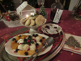 Petits gâteaux et des desserts de Noël