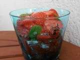 Salade de fraises menthe- lavande