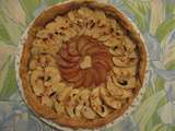 Tarte pomme prune amandes