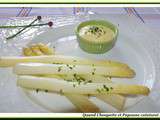 Asperges blanches a la mayonnaise maison