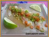 Carpaccio de crevettes