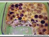 Clafoutis aux raisins noirs et blancs