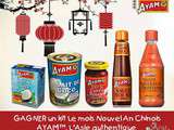 Concours avec mon partenaire ayam l'Asie Authentique