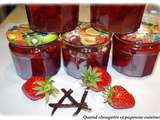 Confiture de fraises a la vanille